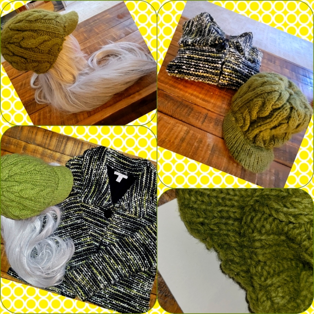 💵3/$20 Retro Pair Jm Collection  with Windhorse Olive Brim Beanie